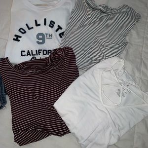 4 American EagleT-Shirts!!! All fit like Medium